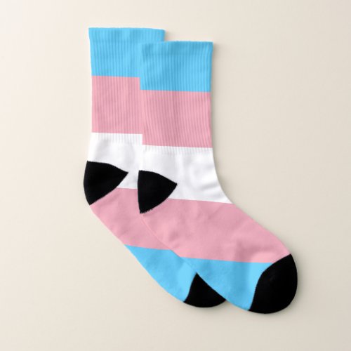 Transgender Pride Flag _ LGBT Rainbow Socks