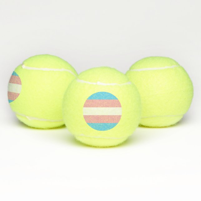 Transgender Pride Flag - LGBT Rainbow Tennis Balls (Multi)