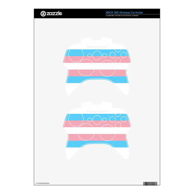 Transgender Pride Flag - LGBT Rainbow Xbox 360 Controller Decal | Zazzle