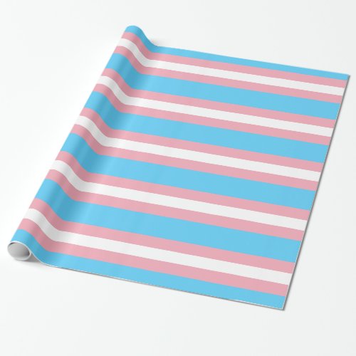 Transgender Pride Flag _ LGBT Trans Rainbow Wrapping Paper