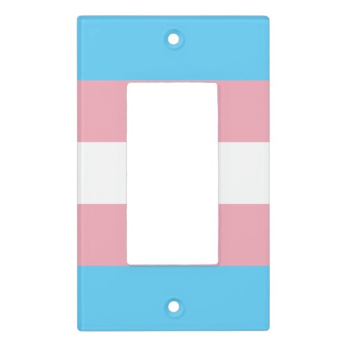 Transgender Pride Flag Light Switch Cover