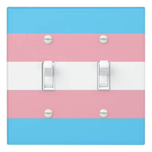 Transgender Pride flag  Light Switch Cover
