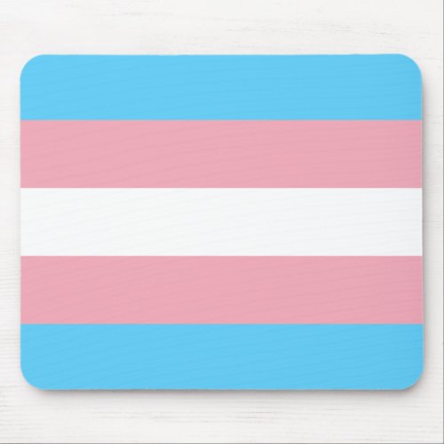 Transgender Pride Flag Mouse Pad