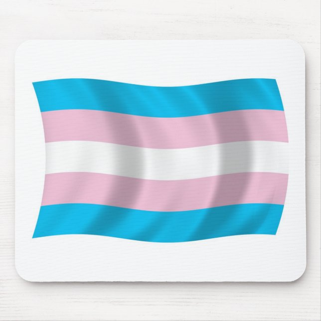 Transgender Pride Flag Mousepad (Front)