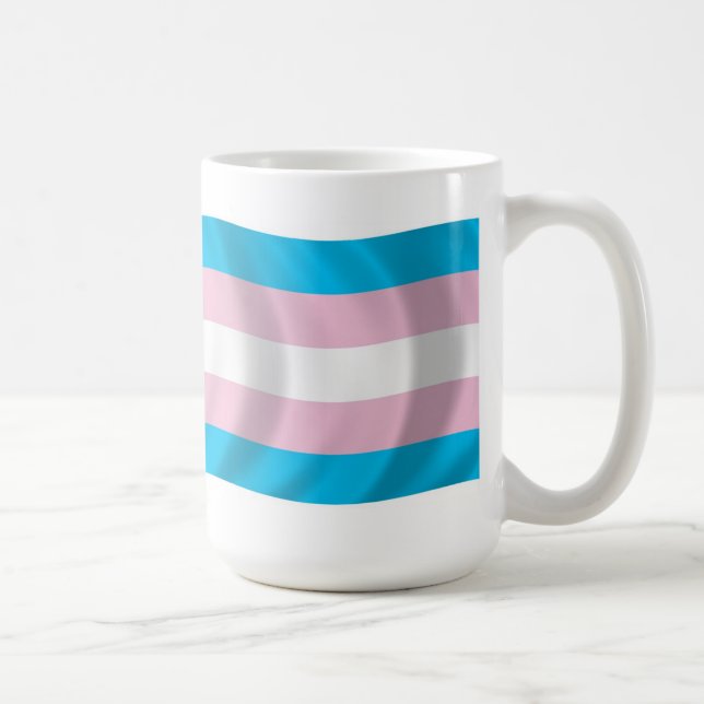 Transgender Pride Flag Mug (Right)