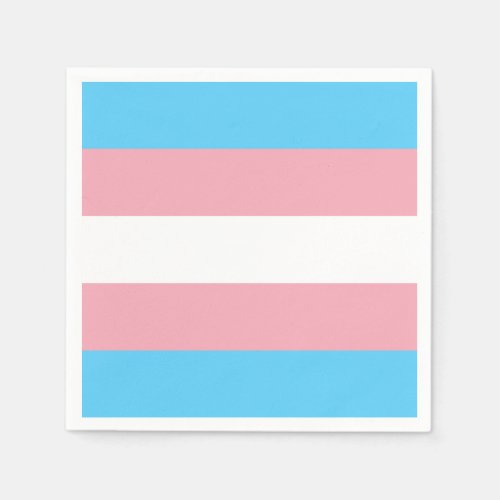 Transgender Pride Flag Napkins