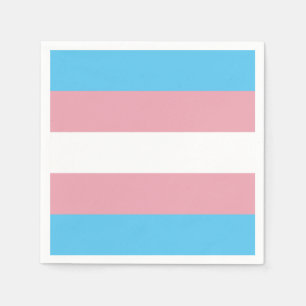 Transgender Pride Flag Napkins