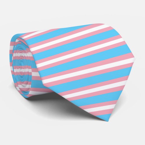 Transgender Pride Flag Neck Tie