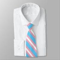 Transgender Pride Flag Neck Tie