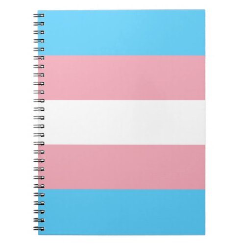 Transgender Pride Flag Notebook