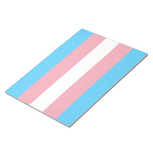 Transgender Pride Flag Notepad