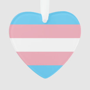 Transgender Pride Flag Ornament