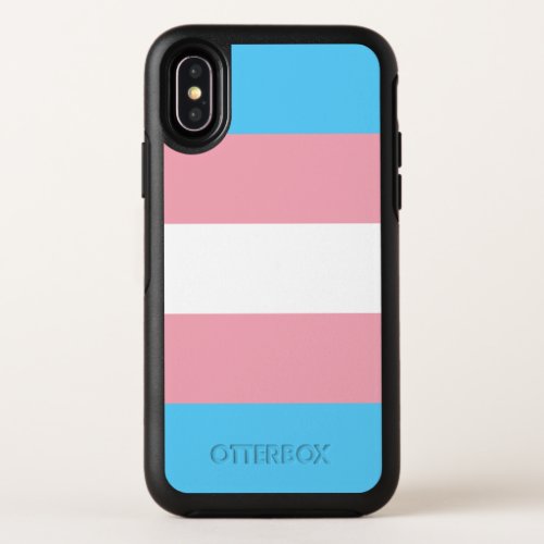 Transgender Pride Flag OtterBox Symmetry iPhone XS Case
