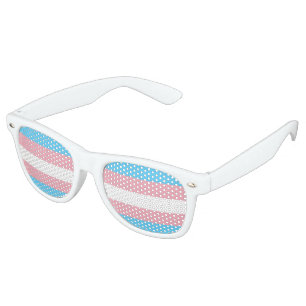 Transgender pride flag Party Shades