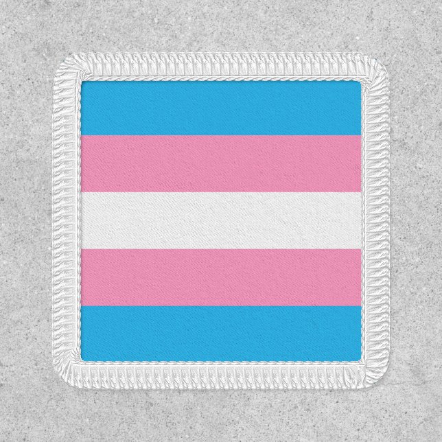 Transgender Pride Flag Patch (Front)