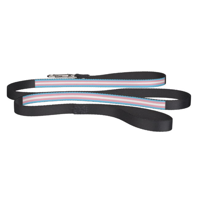Transgender Pride flag Pet Leash (Full)