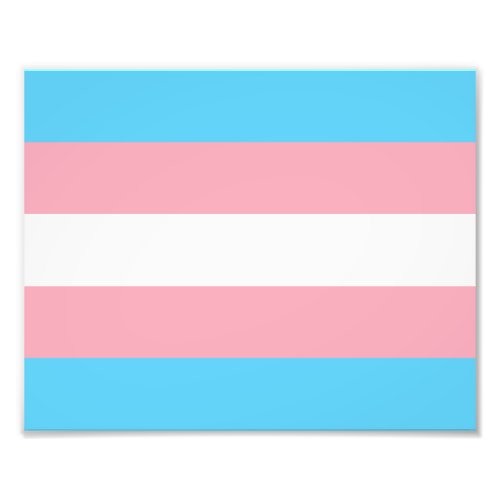 Transgender Pride Flag Photo Print