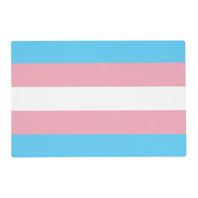 Transgender Pride Flag Placemat Zazzle 5143