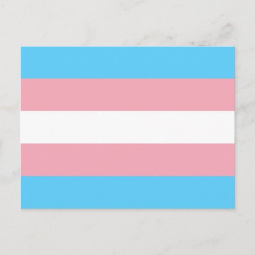 Transgender Pride Flag Postcard