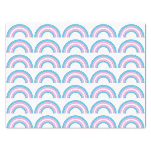 Transgender Pride Flag Rainbow Beautiful Tissue Paper