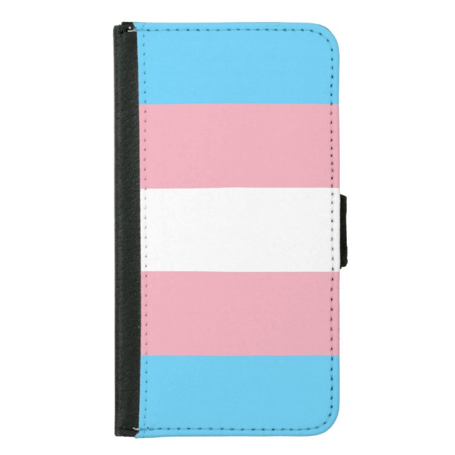 Transgender Pride Flag Samsung Galaxy Wallet Case (Front)
