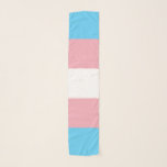 Transgender Pride Flag Scarf<br><div class="desc">Transgender pride flag illustration. Great gifts for transgender community and gifts for LGBT.</div>
