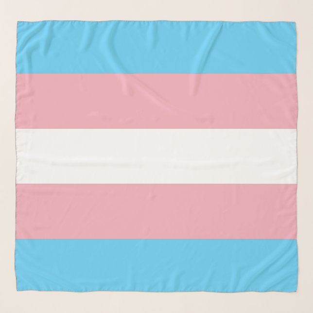 Transgender Pride Flag Scarf (Front)