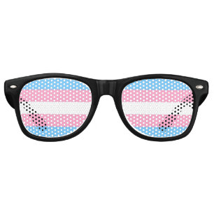 Transgender Pride Flag Sunglasses