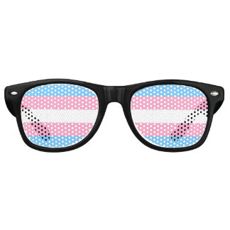 Transgender Pride Flag Sunglasses