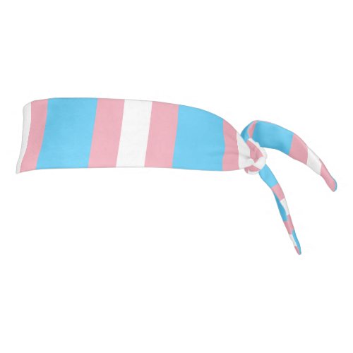 Transgender Pride Flag Tie Headband