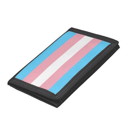 Transgender Pride Flag Trifold Wallet
