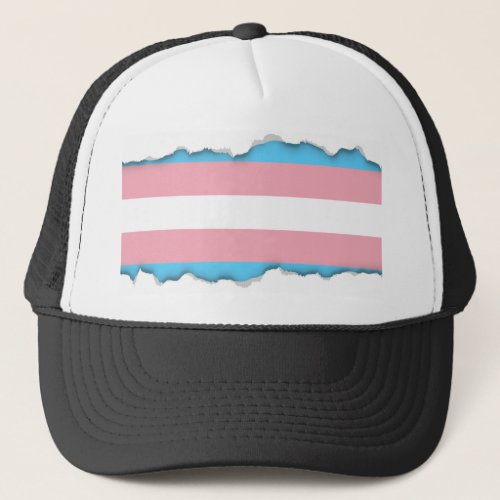 Transgender Pride Flag Trucker Hat