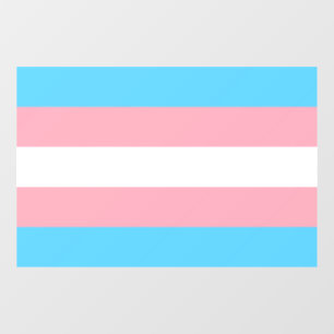 Transgender Pride Flag  Window Cling