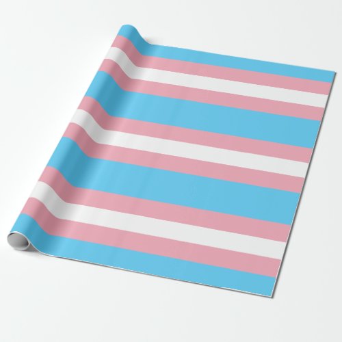Transgender Pride Flag Wrapping Paper