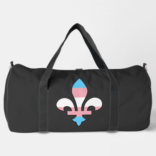 Transgender pride fleur_de_lis duffle bag