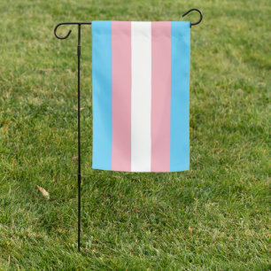 Transgender Pride Garden Flag