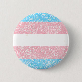 Transgender Pride Glitter Button