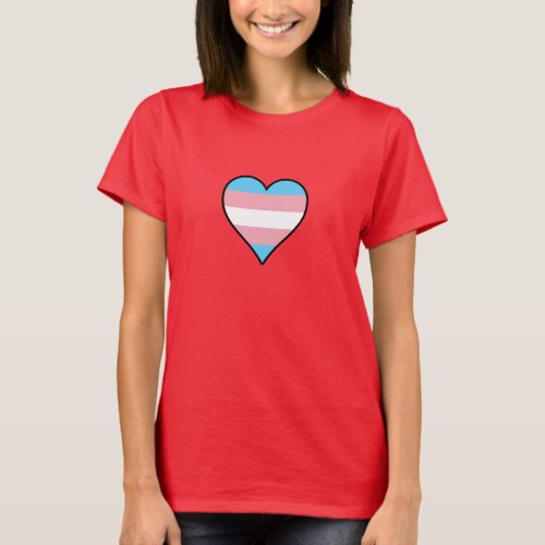 Transgender pride hearts T_Shirt