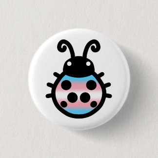 Transgender Pride Ladybug Pin Badge