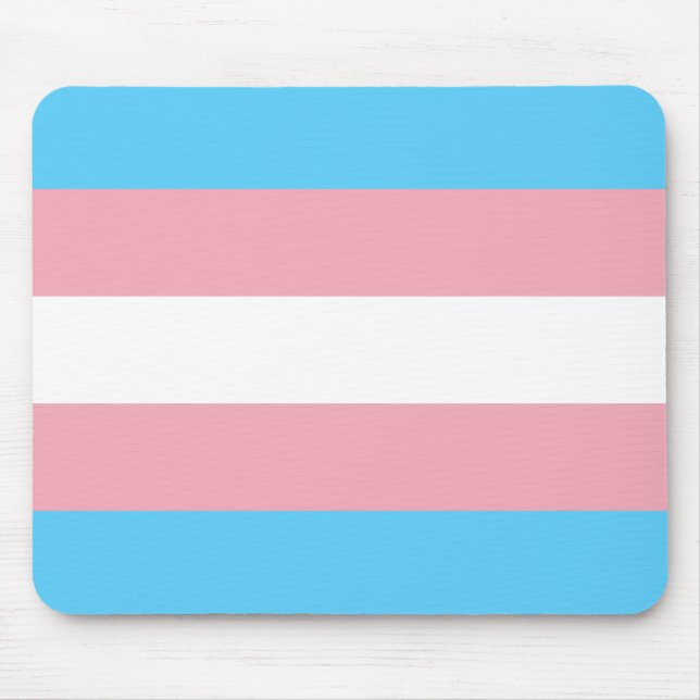 Transgender Pride Mouse Pad (Front)