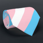 Transgender Pride Necktie<br><div class="desc">Show your pride for the Pink,  White,  and Blue with a tie with the Transgender flag!</div>