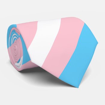 Transgender Pride Necktie by DeLeonLGBTMinistries at Zazzle