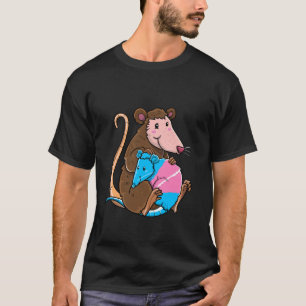 Transgender Pride Opossum Mother Young Trans Kids  T-Shirt
