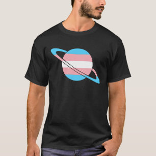 Transgender Pride Planet Trans Pride Flag LGBTQ P T-Shirt