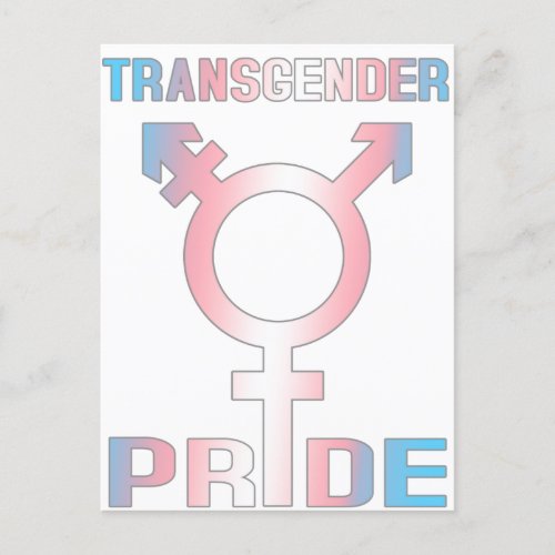 Transgender Pride Postcard