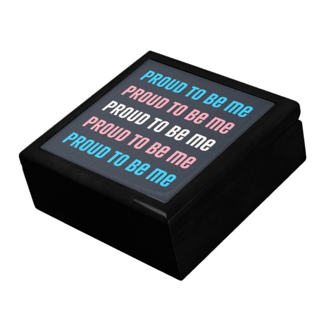 Transgender Pride: Proud to Be Me - Trans-Love  Gift Box (Side)