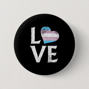 Transgender Pride Stacked Love Button