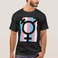 Transgender Pride " Symbol And Flag " Clothing