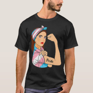 Transgender Pride Unbreakable LGBT Trans Flag Tran T-Shirt