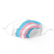 Transgender Rainbow Flag Adult Cloth Face Mask